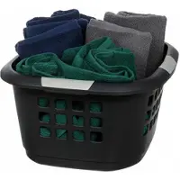 Benson Wasmand extra groot - antraciet - kunststof - 51 liter - 67 x 47 x 27 cm