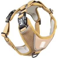 Explor duvoplus Ultimate Fit harnas No-Pull Classic voor honden S-35-45cm-40-52cm honey gold