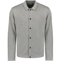 No-excess Gebreid vest grijs gemêleerd