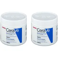 CeraVe Hydraterende Balsem | Droge tot Zeer Droge Huid | Hyaluronzuur en 3 Essentiële Ceramiden 2x454 g Crème