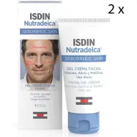 Isdin Nutradeica Seborroïsche Huid Gel-crème voor Gelaat 2x50 ml Gel
