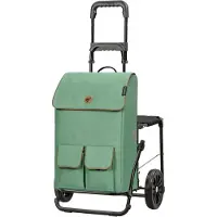 Andersen Shopper Trolley 'Ipek' pueblo / donkerbruin / pastelgroen / zwart