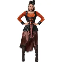 TecTake Dressforfun - Steampunk Prinses - Volledig verkleedpak voor Carnaval & Feest - Maat M