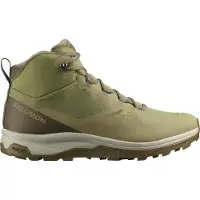 Salomon - Warme wandelschoenen - Outsnap CSWP M Aloe/Stone Gray voor Heren - Maat 7,5 UK - Grijs