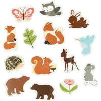 A Little Lovely Company Badespielzeug - 14 st. - Forest Friends - - One Size - Badespielzeug