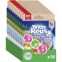Witte Reus Kracht Actief Exotisch Toiletblok 50g - WC blokjes - Voordeelverpakking - 10 stuks
