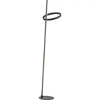 JUST LIGHT LED-vloerlamp Ritus, dimbaar, zwart, Woon-/ Eetkamer, metaal, Modern, LED vloerlamp