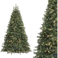 Royal christmas - Kunstkerstboom - Bogota Greenwoord met Verlichting - 210 cm - PE/PVC - 400 LED-Lampjes - Groen