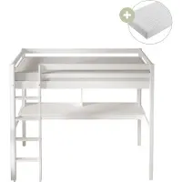 Sunny Sil Hoogslaper met Bureau Wit – Met Matras