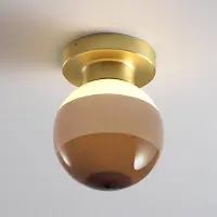 Marset Design wandlamp Dipping Light A2, dimbaar, messing / goud, Woon-/ Eetkamer, metaal, Design, Wandlamp design