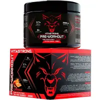 Vitastrong Pre-Workout - Sinaasappel, 300 g, Energie & Focus in 15 minuten 300 g