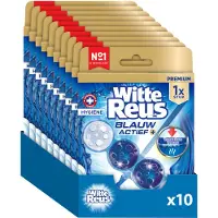 Witte Reus 10x Toiletblok Blauw Actief Hygiene