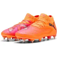 Puma Voetbalschoen 'Future 8 Ultimate' grijs / oranje / pink / zwart