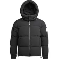 JACK1T Outdoorjas ' EZ Water Puffer Racer ' zwart gemêleerd