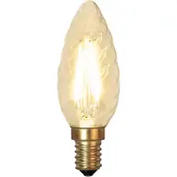 Star Trading Kaarslamp - E14 - 1.5W - Super Warm Wit <2200K - Filament - Helder