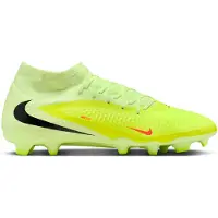 Nike Phantom 6 High Academy Gras / Kunstgras Voetbalschoenen (MG) Geel Oranje Zwart