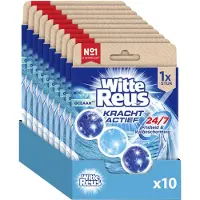 Witte Reus 10x Toiletblok Kracht Actief Oceaan