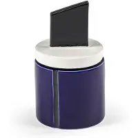 Serax Geurkaars S Blue Black Candela 01 Blue