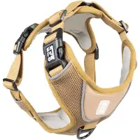Laroy duvoplus Ultimate Fit harnas No-Pull Classic voor honden M-40-49cm-49-65cm honey gold