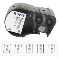 Brady M5-250-1-342 tape krimpkous zwart op wit | 11,15 mm x 25,78 mm (origineel)