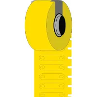 Brady BM-4-7599-YL-R polyethyleen tags geel 26 mm x 7 mm (origineel)