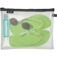 Leitz 4026-00-95 Ritsluitstas WOW Traveller, maat L, zwart