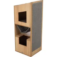 Trixie citystyle cat tower bruin/grijs - 105 cm