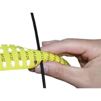 Brady BM-1-7599-YL-R polyethyleen tags geel Ø 2.40 opening 23 mm x 5,20 mm (origineel)