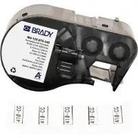 Brady M4-125-075-342 tape krimpkous zwart op wit | 19,05 mm x 6,00 mm (origineel)