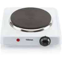 Tristar Elektrische kookplaat 1000W - KP-6185 - 1 Kookzone - Vrijstaand - Wit