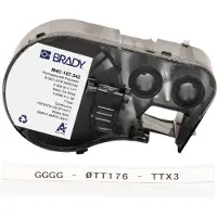 Brady M4C-187-342 tape krimpkous zwart op wit | 8,50 mm x 2,13 m (origineel)
