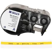 Brady M4C-125-342-YL tape krimpkous zwart op geel | 5,97 mm x 2,13 m (origineel)