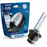 Philips Xenon WhiteVision D2S voor o.a. ALFA ROMEO, ALPINA, AUDI, BMW, CITROEN, FORD, HONDA, INFINITI, JAGUAR, LANCIA, LAND ROVER, LEXUS, MAYBACH, MAZDA, MERCEDES-BENZ, MG, MITSUBISHI, NISSAN, OPEL, PEUGEOT, PORSCHE, RENAULT, ROVER, SAAB, SEAT, SKODA, SUBARU, SUZUKI, TOYOTA, VOLKSWAGEN, VOLVO