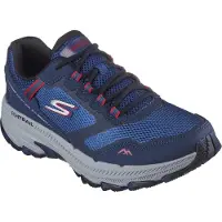 SKECHERS Performance GO RUN Trail Altitude 2.0 Marmersteen 3 Leer Heren Navy/ Rood Sneakers