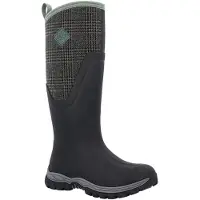 Muck Laarzen Arctic Sport II Lang Rubber Zwart/Plaid Wellington Laarzen