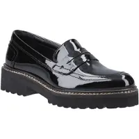 POD Kenny Leren Vrouwen Zwart Patent Loafers