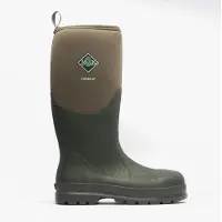 Muck Boots Chore Classic Hi Steel Cap Neopreen Mosgroene Regenlaarzen