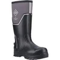 Muck Boots Grit S5 Rubberen Heren Regenlaarzen Zwart/grijs