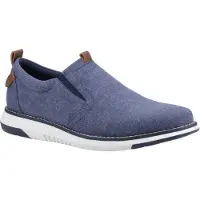 Hush puppies Benny Canvas Heren Navy Loafers