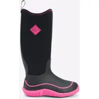 Muck Boots Hale Rubberen Zwarte/Roze Regenlaarzen