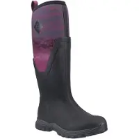 Muck Boots Arctic Sport II Tall Rubberen Zwarte/magenta Winter Kniehoge Laarzen Voor Dames