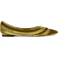 Jimmy Choo ballerina's Love groen