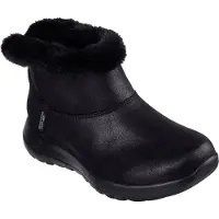 SKECHERS On-the-GO Joy Cozy Dream Polyester Dames Zwarte Winter Enkellaarzen