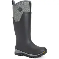 Muck Laarzen Arctic Ice Tall Rubber Zwart/Grijs Geometrische Wellington Laarzen