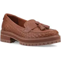 Toms Cara Geweven Dames Amber Bruine Instappers