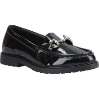 Hush puppies Verity Patent Snaffle Leer Dames Zwarte Instappers