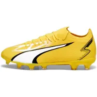 Puma Ultra Match Gras / Kunstgras Voetbalschoenen (MG) Geel Wit Zwart