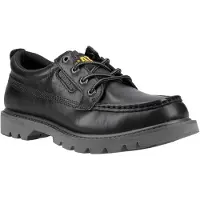 CAT Lifestyle Colorado Moc Toe Lage Leren Heren Zwarte Veterschoenen