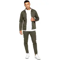 Enzo | Heren Cargo Trainingspak Set - Khaki