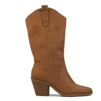 Rocket dog Women's Feria Cowboy Boots in Walnut